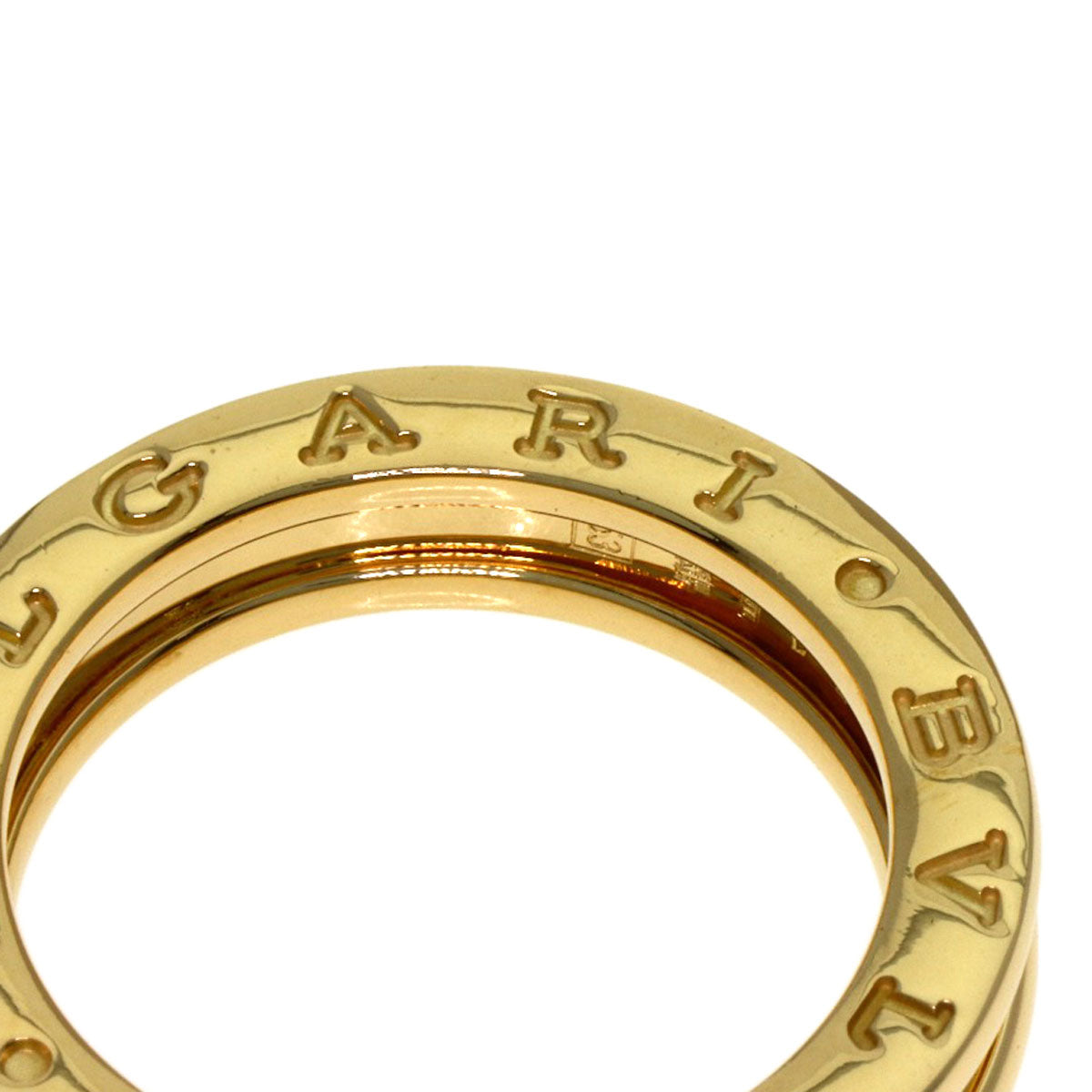BVLGARI B.zero1 1 band #53 Ring K18 Yellow Gold Ladies [Used]
