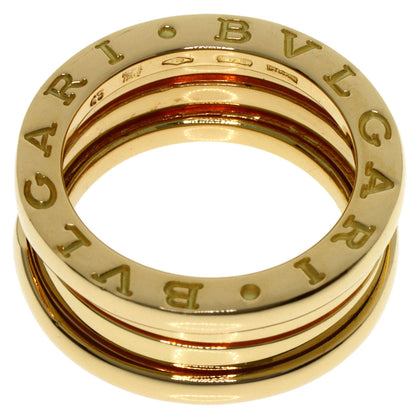 BVLGARI B.zero1 2 Band #49 Ring K18 Yellow Gold Ladies [Used]