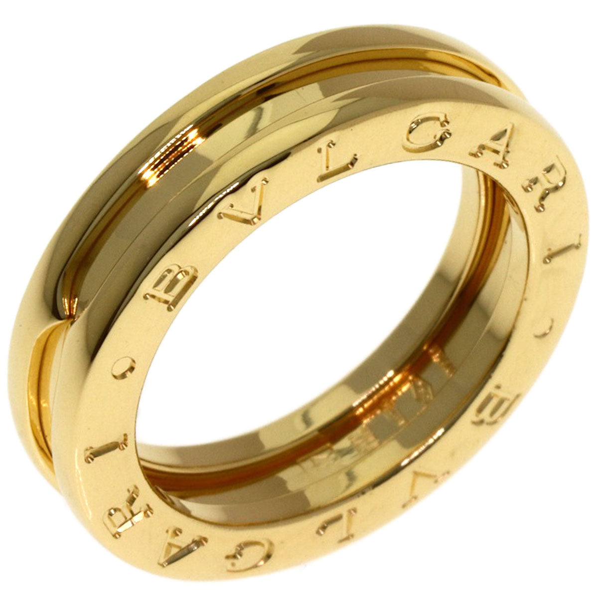 BVLGARI B.zero1 1 band #48 Ring K18 Yellow Gold Ladies [Used]