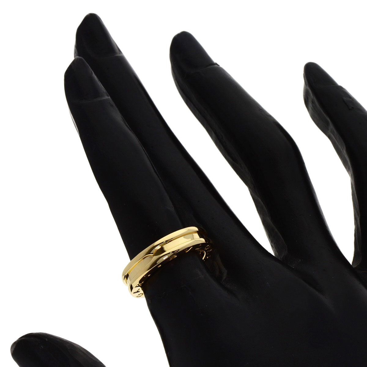 BVLGARI B.zero1 1 band #48 Ring K18 Yellow Gold Ladies [Used]