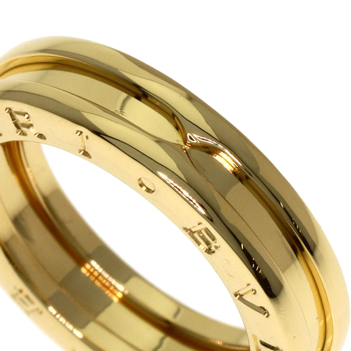 BVLGARI B.zero1 1 band #48 Ring K18 Yellow Gold Ladies [Used]