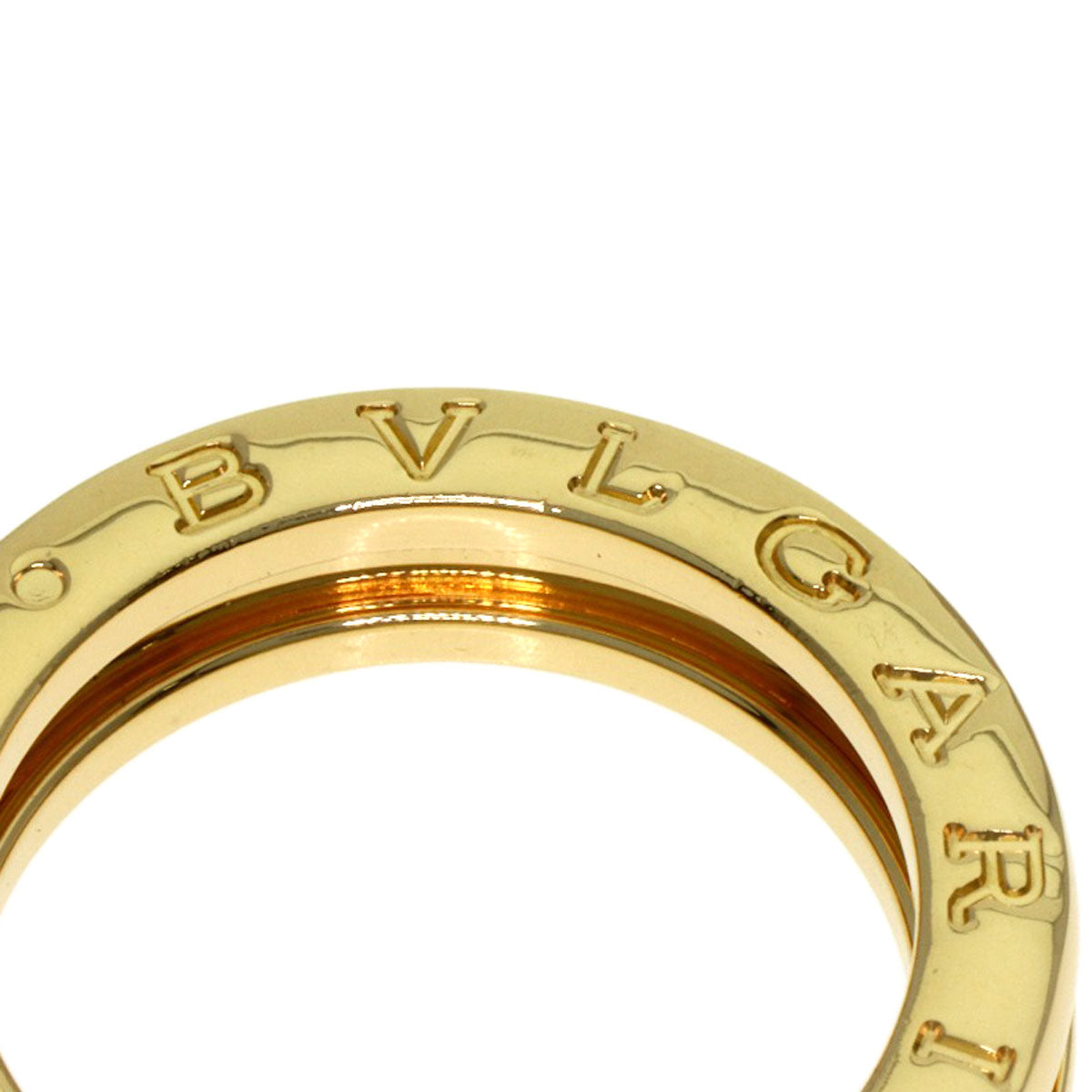 BVLGARI B.zero1 1 band #48 Ring K18 Yellow Gold Ladies [Used]
