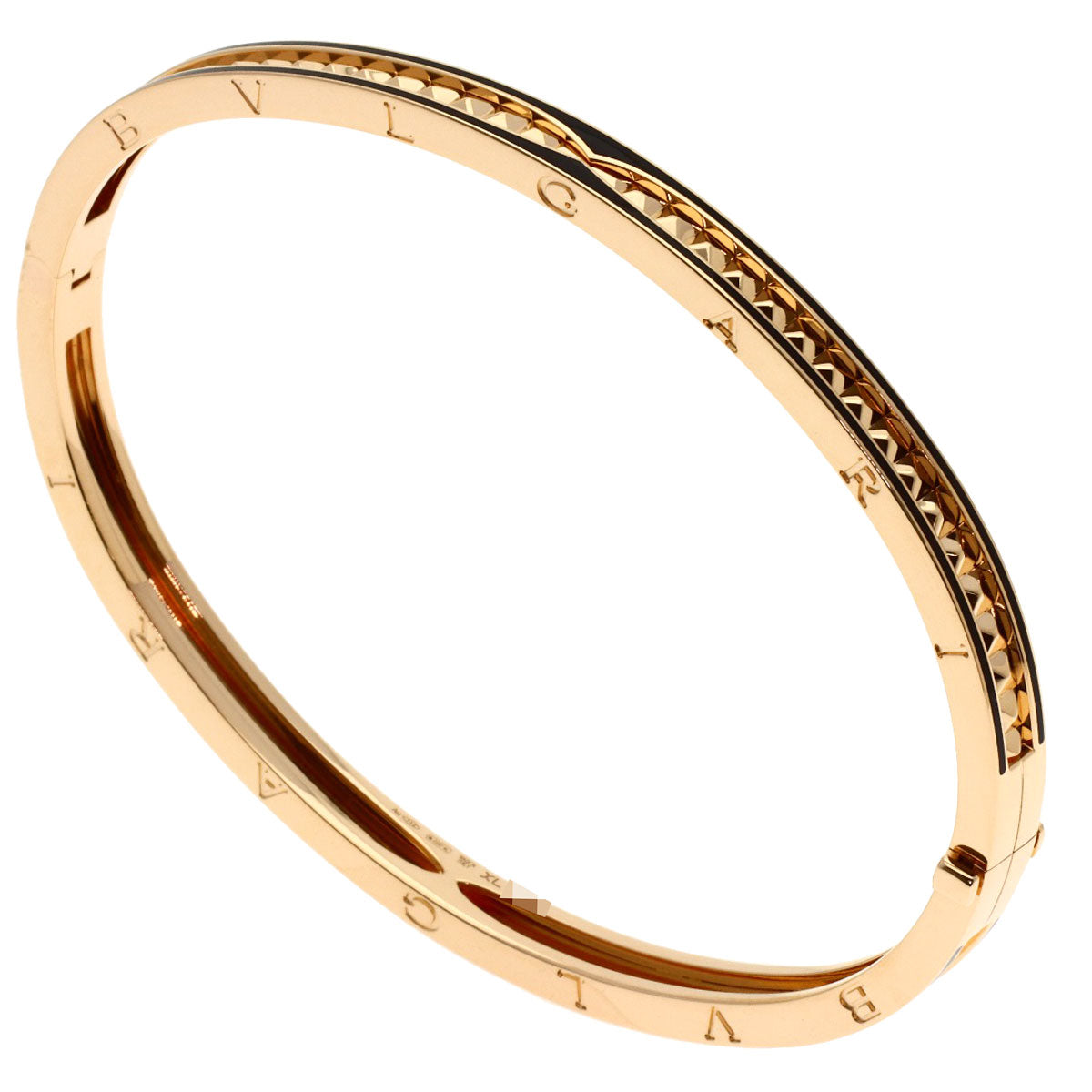 BVLGARI B.zero1 Rock Spiral XL Bracelet K18 Pink Gold Ladies [Used]