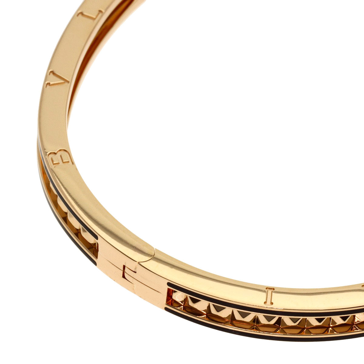 BVLGARI B.zero1 Rock Spiral XL Bracelet K18 Pink Gold Ladies [Used]
