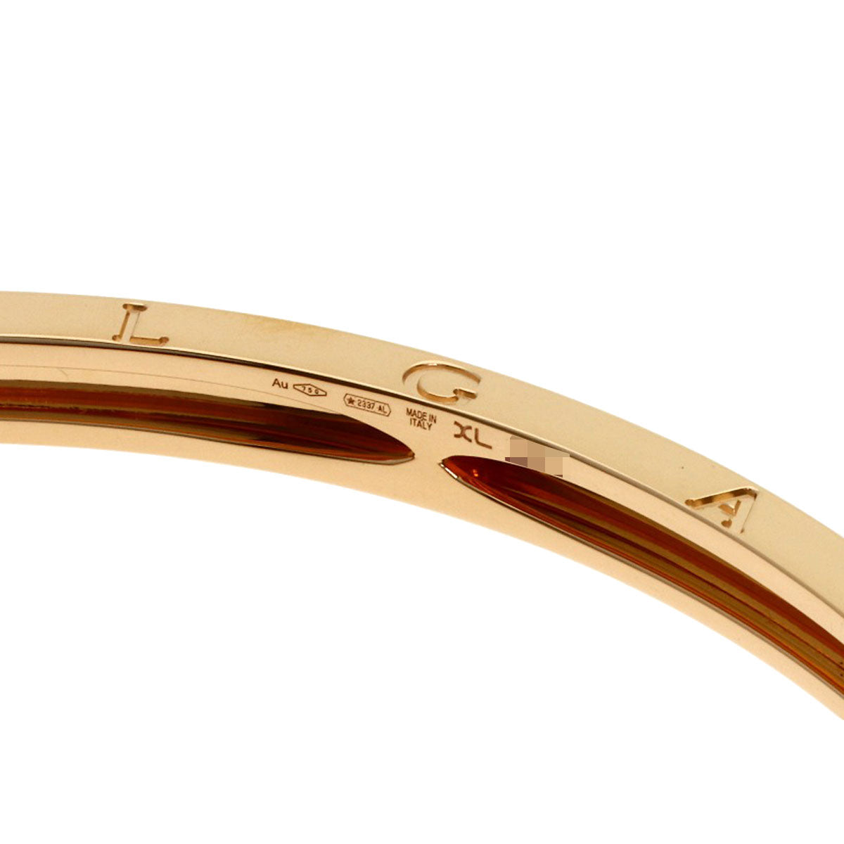 BVLGARI B.zero1 Rock Spiral XL Bracelet K18 Pink Gold Ladies [Used]
