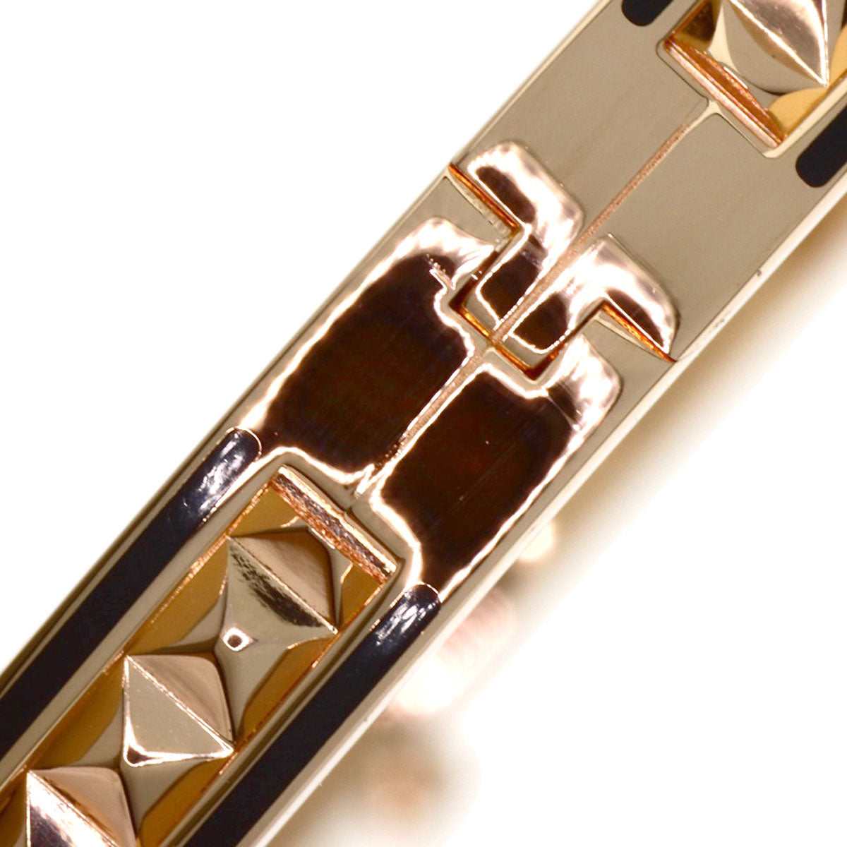 BVLGARI B.zero1 Rock Spiral XL Bracelet K18 Pink Gold Ladies [Used]