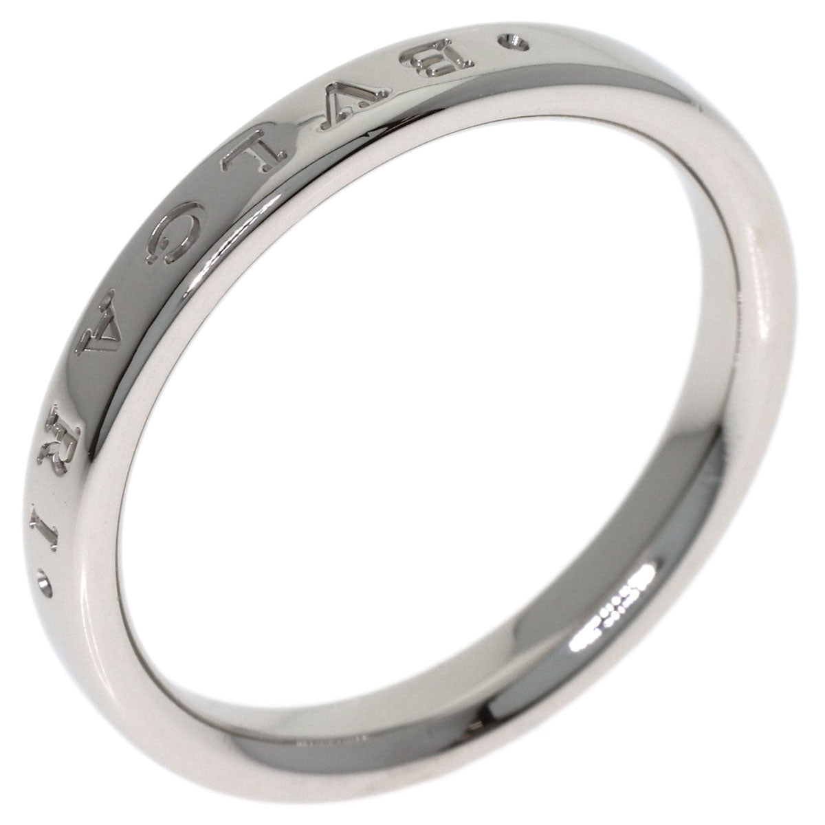 BVLGARI Feddy Logo #59 Ring Platinum PT950 Ladies [Used]