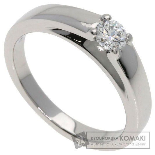 BVLGARI Marry Me Solitaire Diamond E-IF-EX Ring Platinum PT950 Ladies [Used]