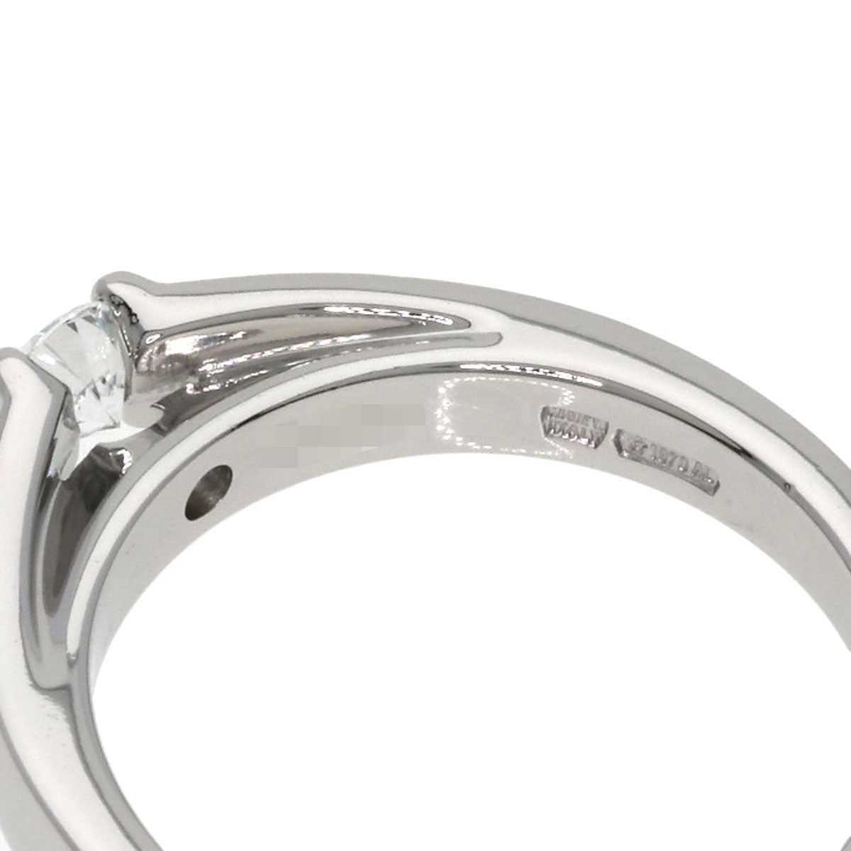 BVLGARI Marry Me Solitaire Diamond E-IF-EX Ring Platinum PT950 Ladies [Used]