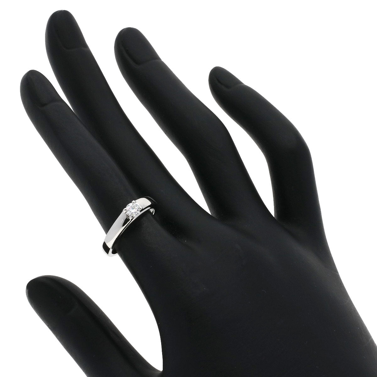 BVLGARI Marry Me Solitaire Diamond E-IF-EX Ring Platinum PT950 Ladies [Used]