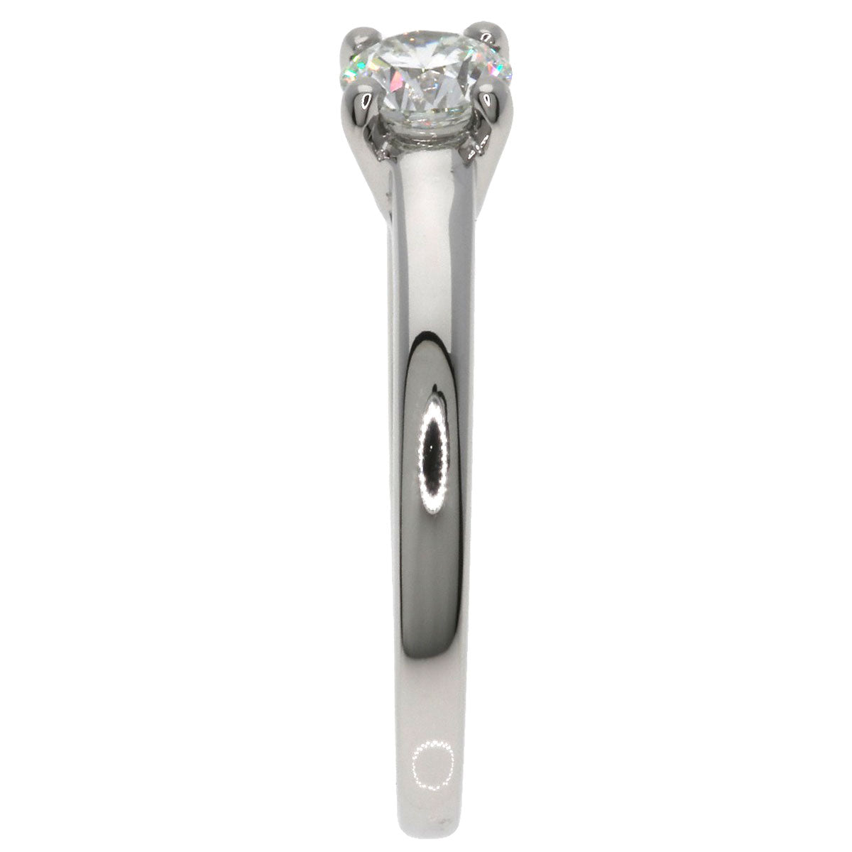BVLGARI Griff Solitaire Diamond G-VS2-EX Ring Platinum PT950 Ladies [Used]