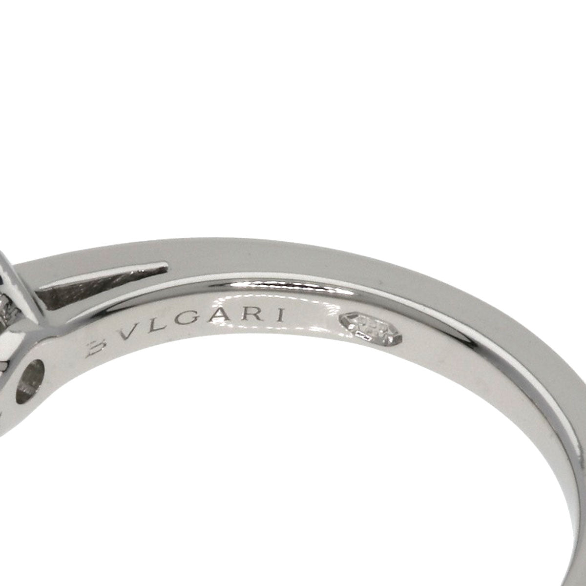 BVLGARI Griff Solitaire Diamond G-VS2-EX Ring Platinum PT950 Ladies [Used]