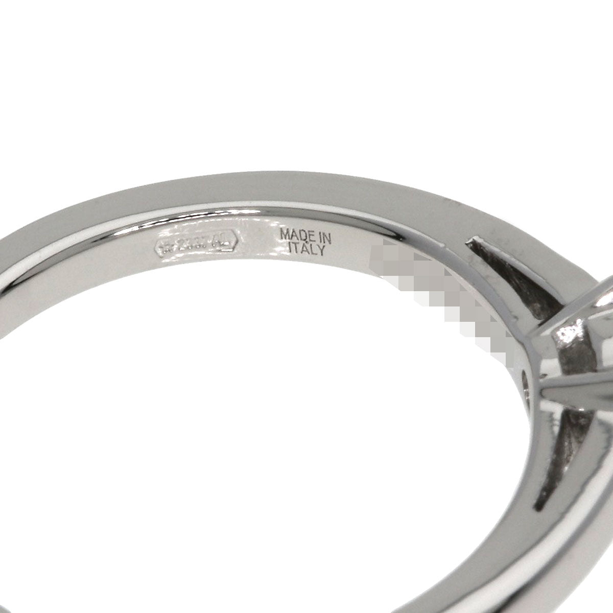BVLGARI Griff Solitaire Diamond G-VS2-EX Ring Platinum PT950 Ladies [Used]