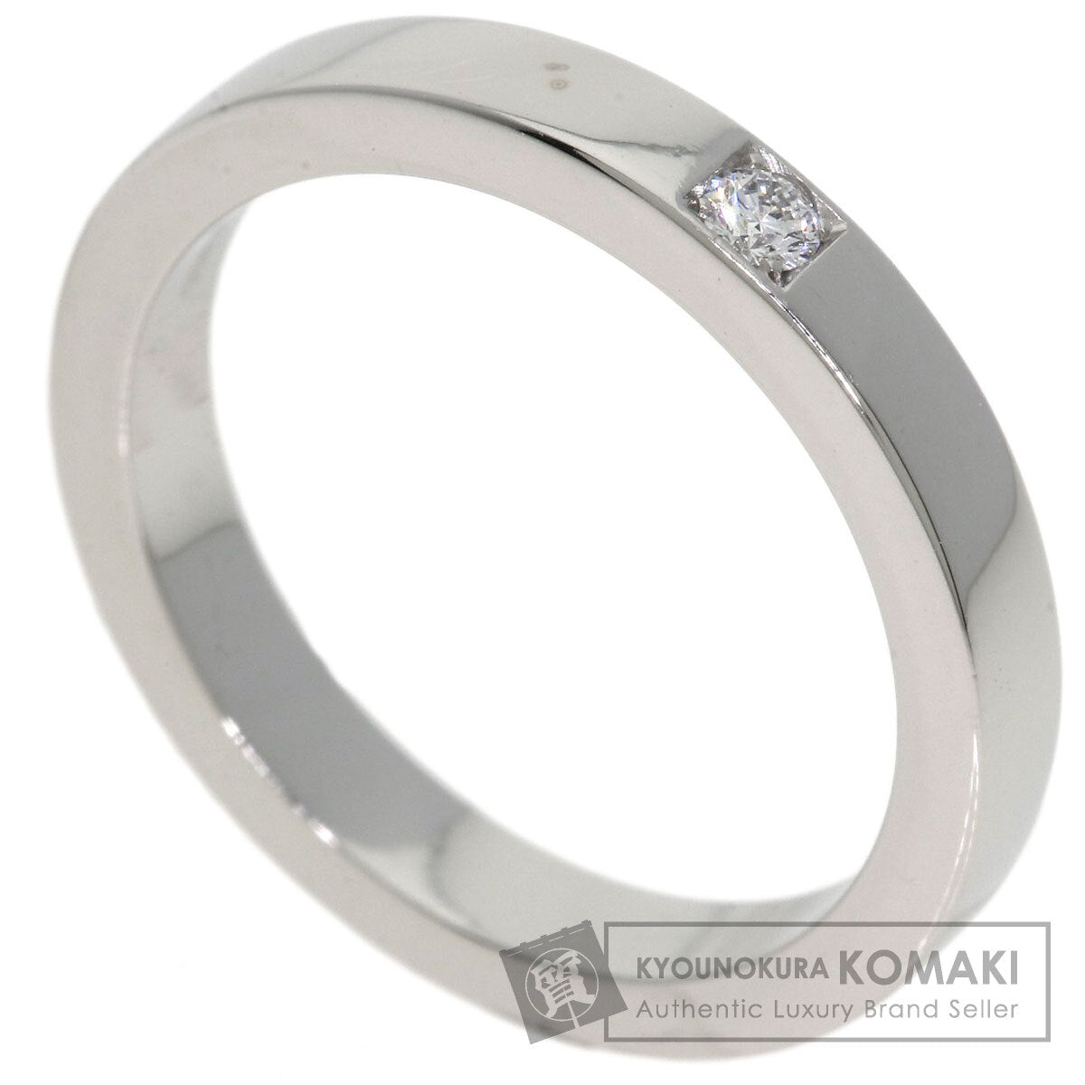 BVLGARI Marie Me 1P Diamond Ring Platinum PT950 Ladies [Used]