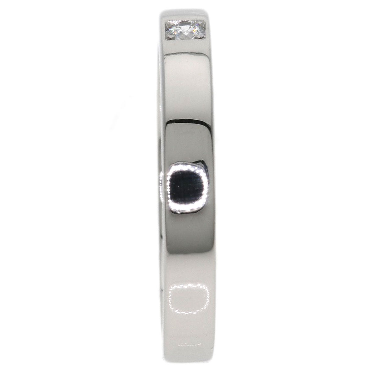 BVLGARI Marie Me 1P Diamond Ring Platinum PT950 Ladies [Used]
