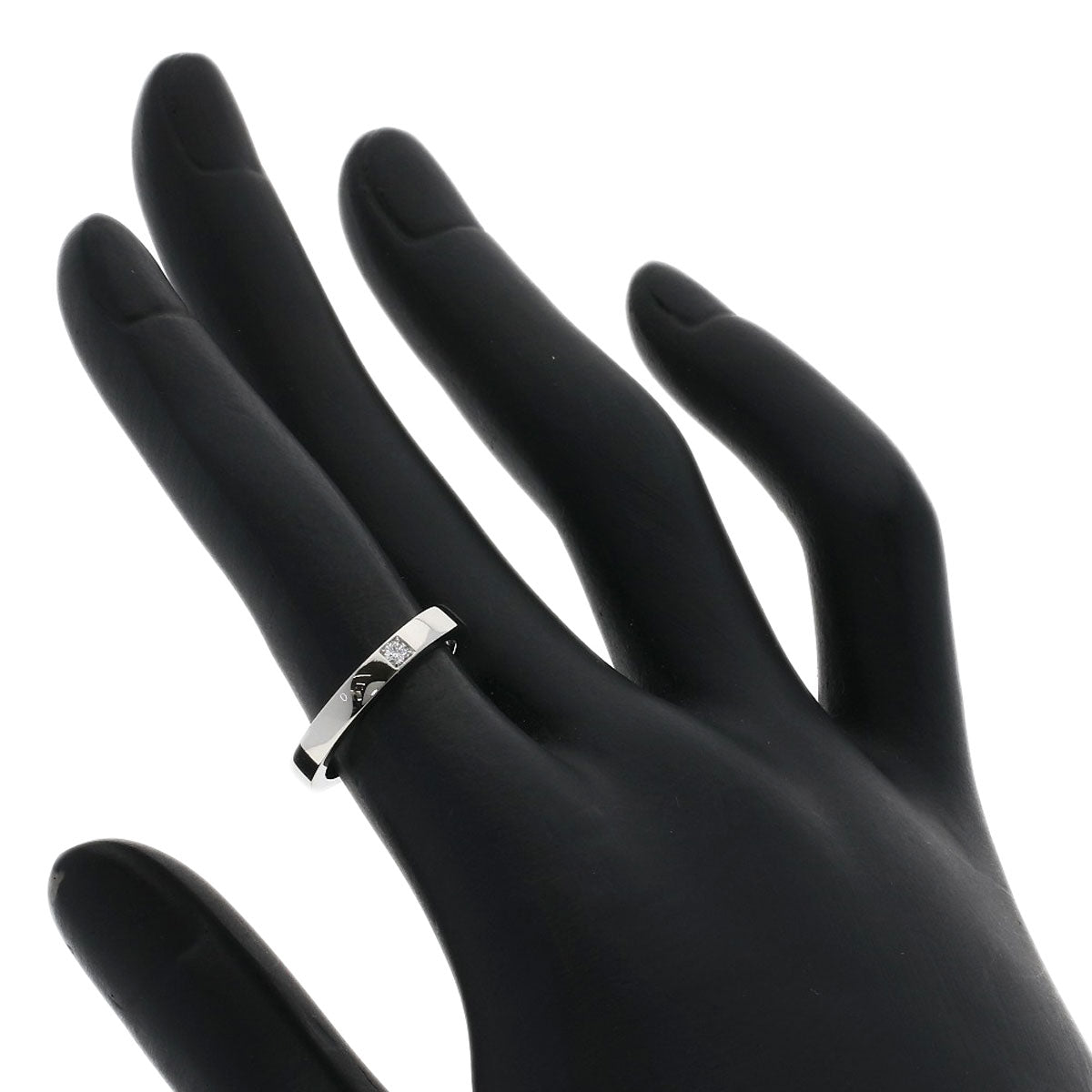 BVLGARI Marie Me 1P Diamond Ring Platinum PT950 Ladies [Used]
