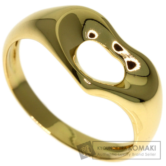 TIFFANY&Co. Open heart Ring K18 Yellow Gold Ladies [Used]