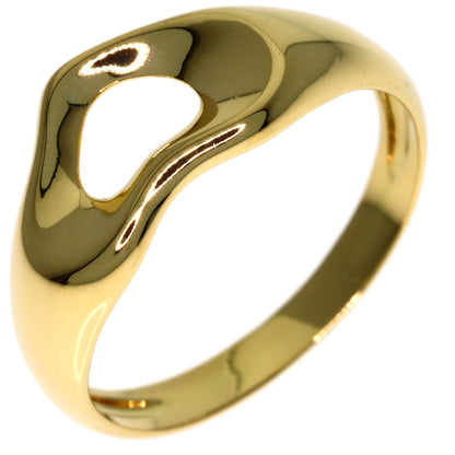TIFFANY&Co. Open heart Ring K18 Yellow Gold Ladies [Used]