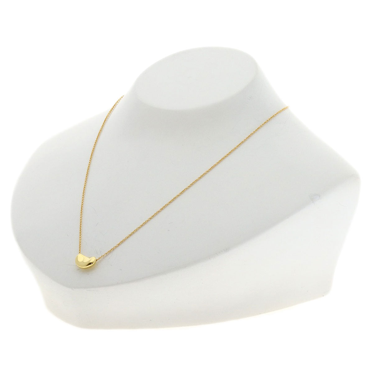 TIFFANY&Co. Bean Necklace K18 Yellow Gold Ladies [Used]