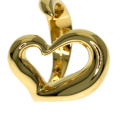 TIFFANY&Co. Open heart Ring K18 Yellow Gold Ladies [Used]