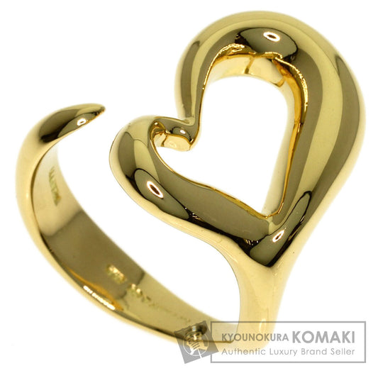 TIFFANY&Co. Open heart Ring K18 Yellow Gold Ladies [Used]