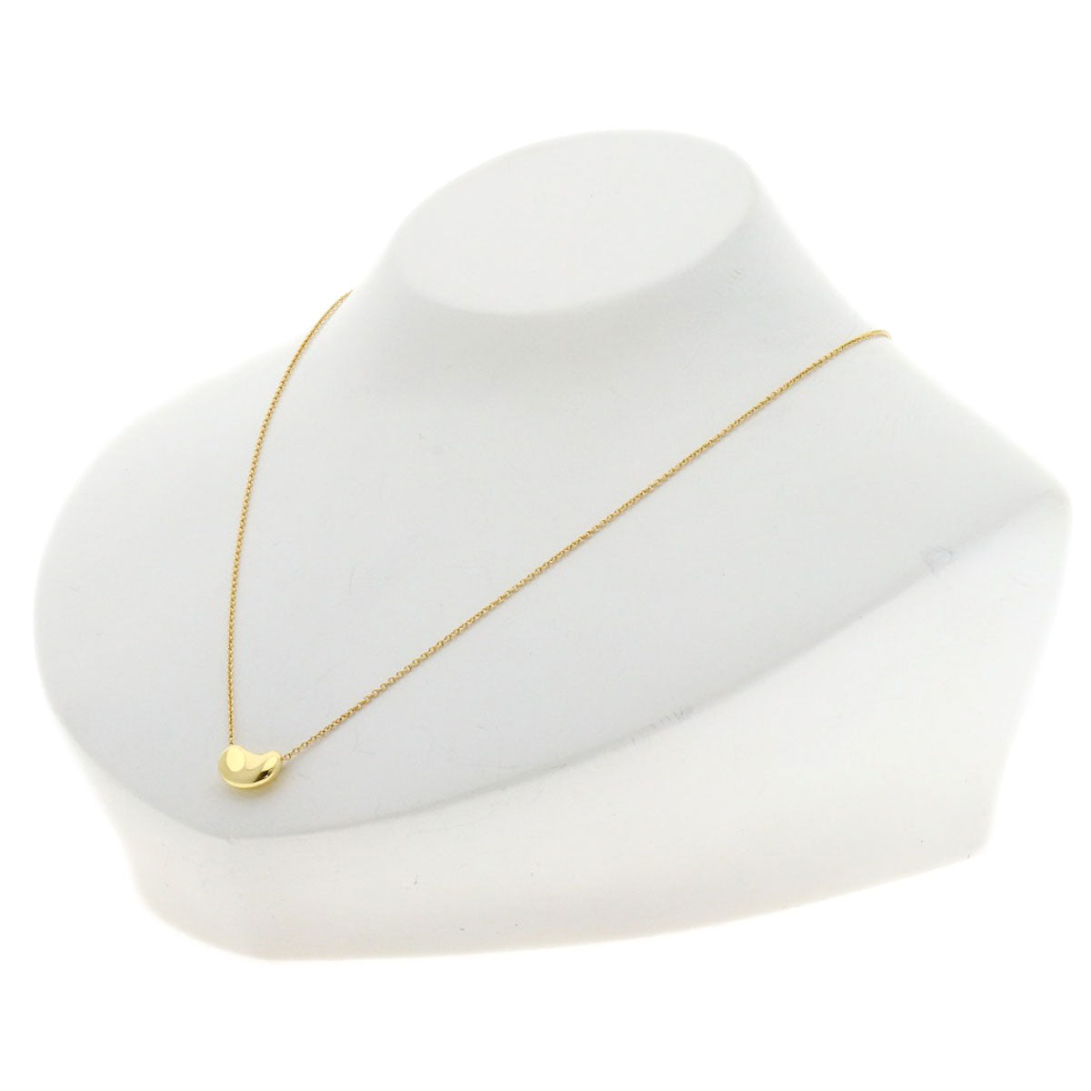TIFFANY&Co. Bean Necklace K18 Yellow Gold Ladies [Used]