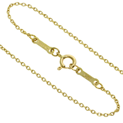 TIFFANY&Co. Open heart Necklace K18 Yellow Gold Ladies [Used]