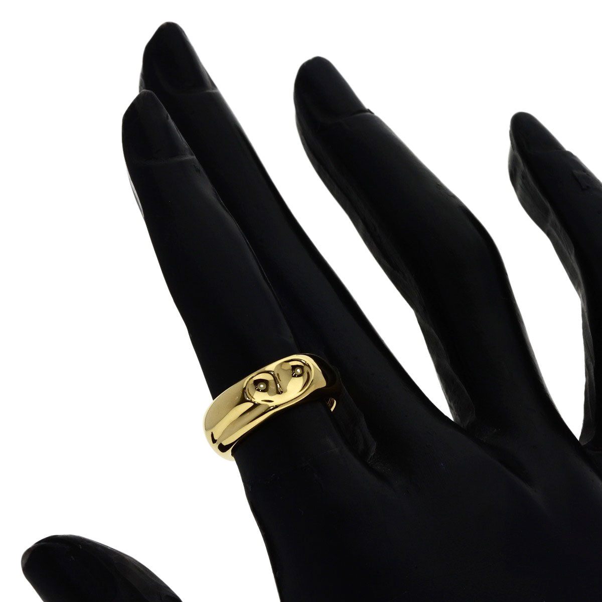 TIFFANY&Co. Full heart Ring K18 Yellow Gold Ladies [Used]