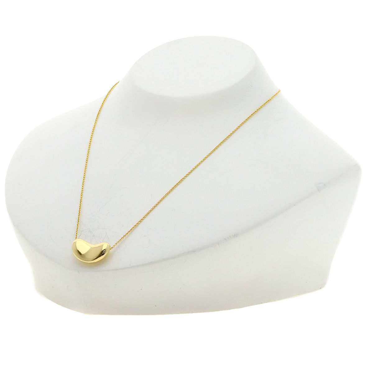 TIFFANY&Co. Bean Necklace K18 Yellow Gold Ladies [Used]