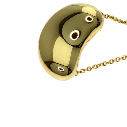TIFFANY&Co. Bean Necklace K18 Yellow Gold Ladies [Used]