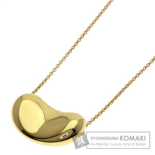 TIFFANY&Co. Bean Necklace K18 Yellow Gold Ladies [Used]
