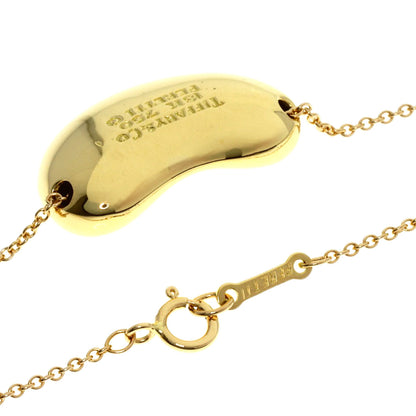 TIFFANY&Co. Bean Necklace K18 Yellow Gold Ladies [Used]