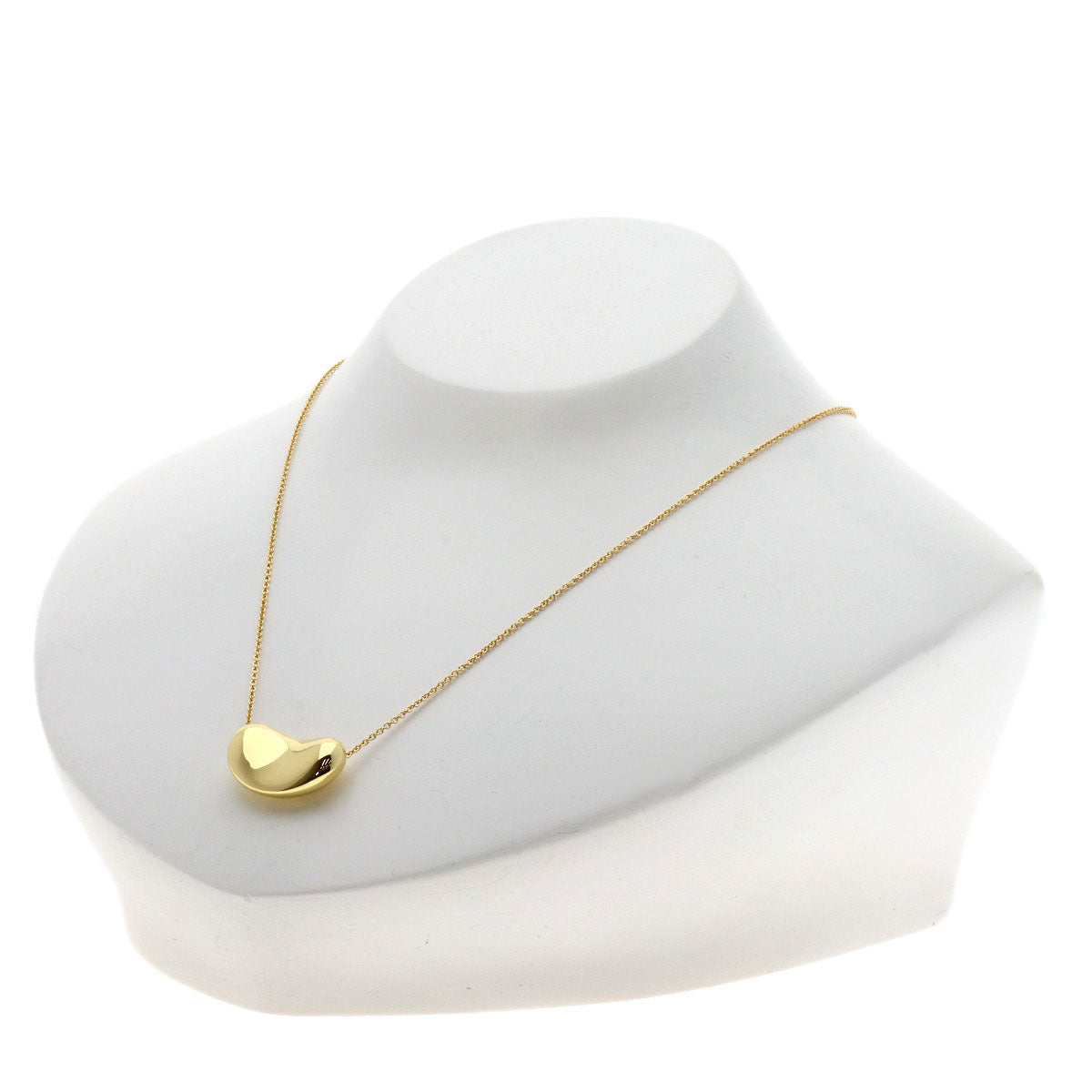 TIFFANY&Co. Bean Necklace K18 Yellow Gold Ladies [Used]