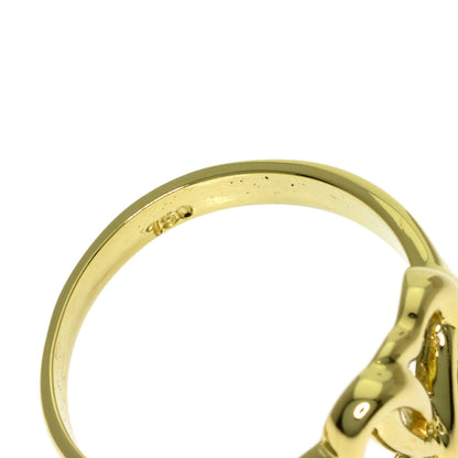 TIFFANY&Co. Triple heart Ring K18 Yellow Gold Ladies [Used]