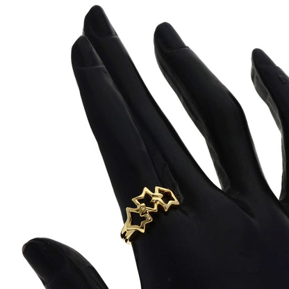 TIFFANY&Co. Triple star Ring K18 Yellow Gold Ladies [Used]