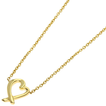 TIFFANY&Co. Mini Loving Heart Necklace K18 Yellow Gold Ladies [Used]