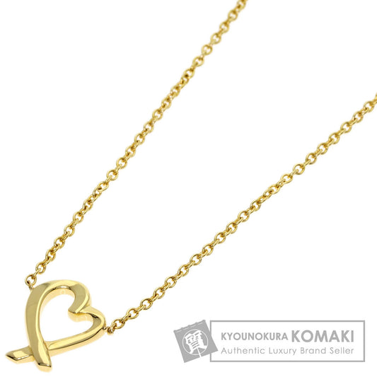 TIFFANY&Co. Mini Loving Heart Necklace K18 Yellow Gold Ladies [Used]