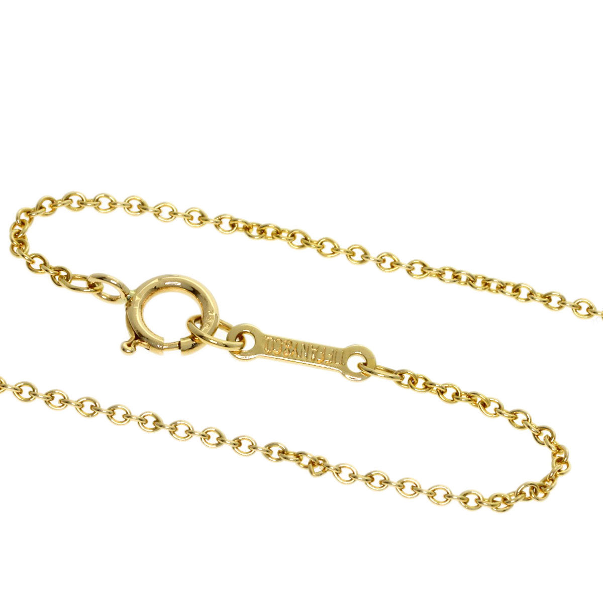 TIFFANY&Co. Mini Loving Heart Necklace K18 Yellow Gold Ladies [Used]