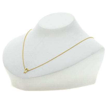 TIFFANY&Co. Mini Loving Heart Necklace K18 Yellow Gold Ladies [Used]