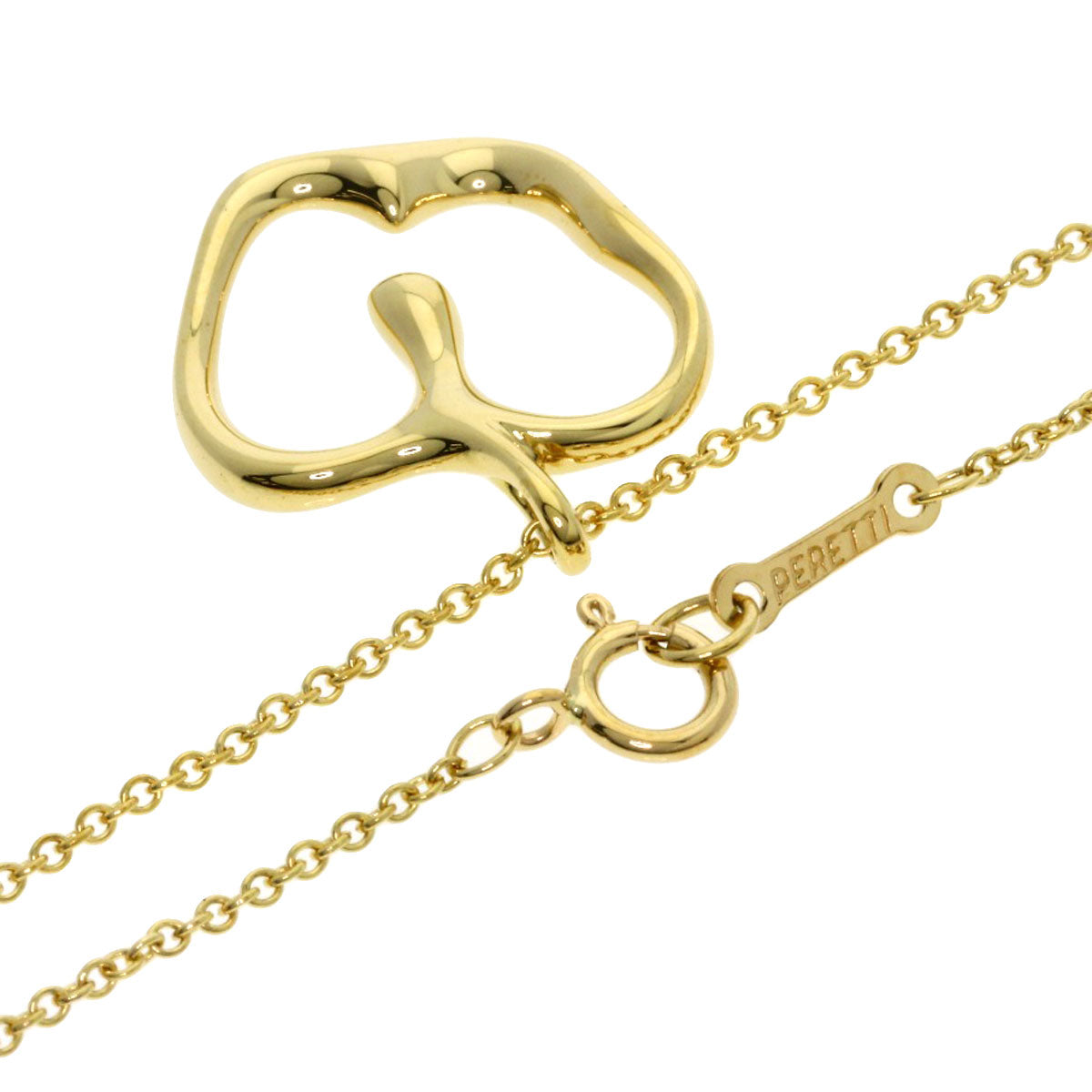 TIFFANY&Co. Apple Necklace K18 Yellow Gold Ladies [Used]