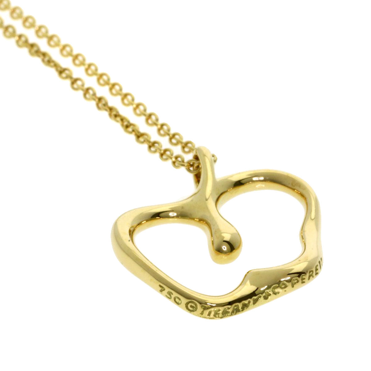 TIFFANY&Co. Apple Necklace K18 Yellow Gold Ladies [Used]
