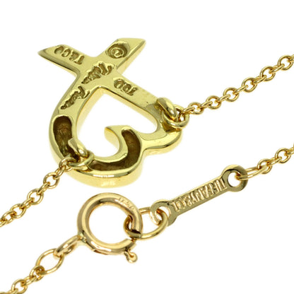 TIFFANY&Co. Loving heart Necklace K18 Yellow Gold Ladies [Used]
