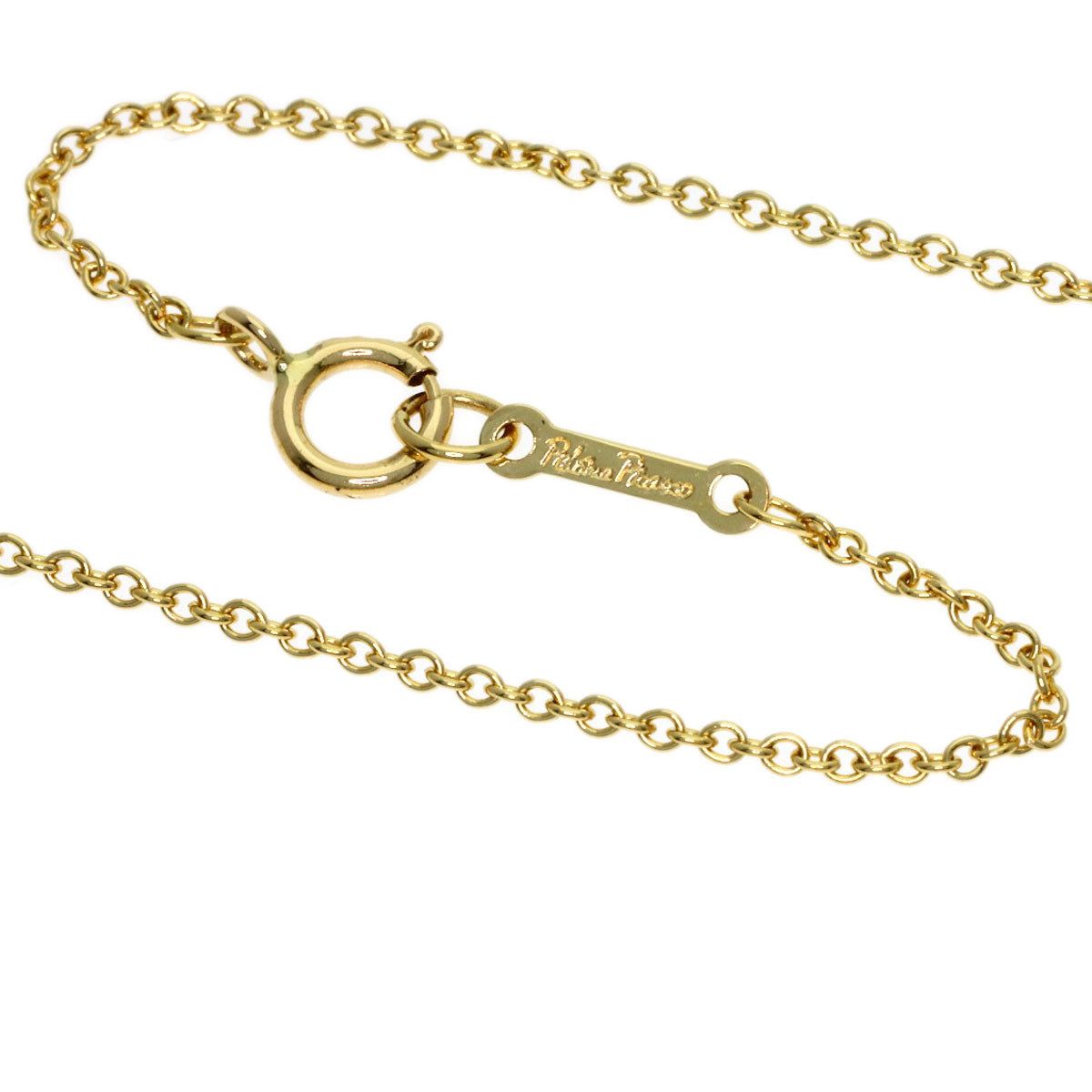 TIFFANY&Co. Loving heart Necklace K18 Yellow Gold Ladies [Used]
