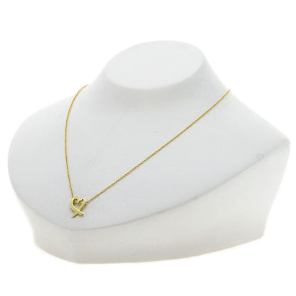 TIFFANY&Co. Loving heart Necklace K18 Yellow Gold Ladies [Used]