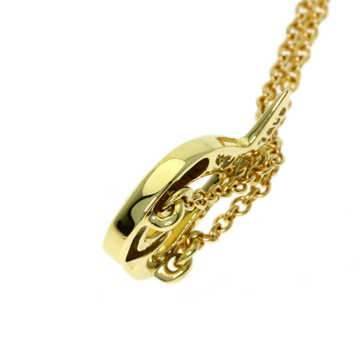 TIFFANY&Co. Loving heart Necklace K18 Yellow Gold Ladies [Used]