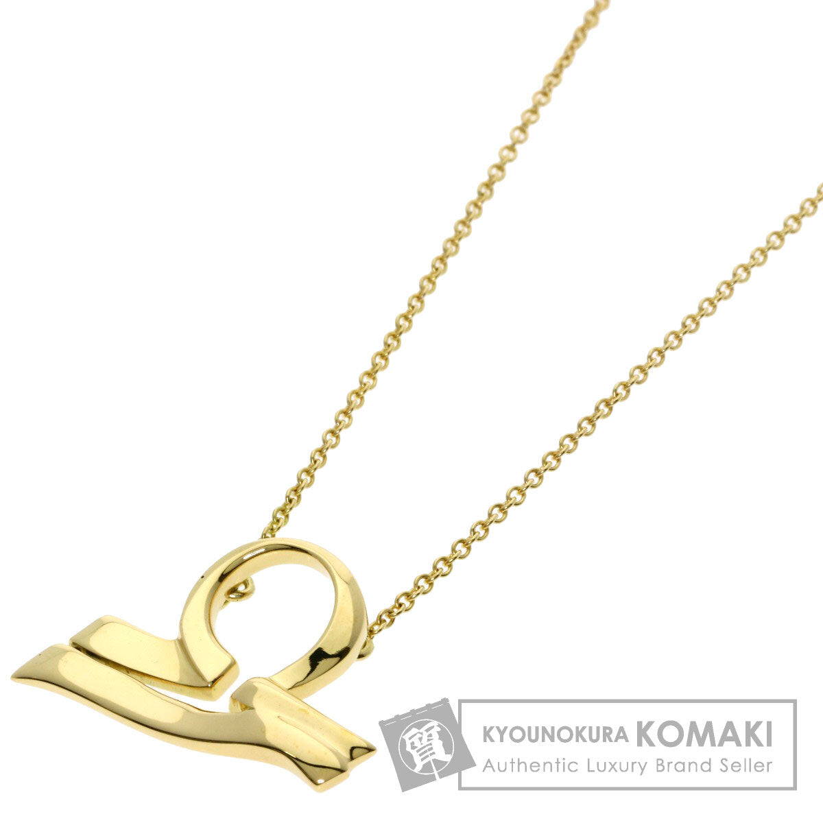 TIFFANY&Co. Constellation motif: Libra Necklace K18 Yellow Gold Ladies [Used]