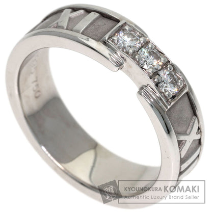 TIFFANY&Co. Atlas Diamond Ring K18 White Gold Ladies [Used]