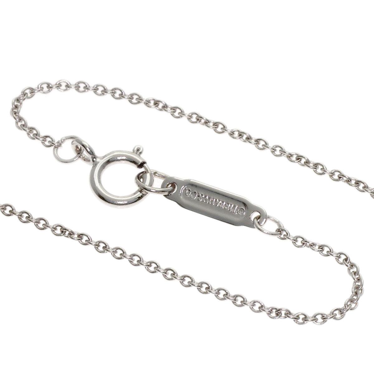 TIFFANY&Co. Open heart Necklace K18 Pink Gold K18 White GoldLadies [Used]