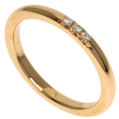 TIFFANY&Co. Forever 3P Diamond Ring K18 Pink Gold Ladies [Used]