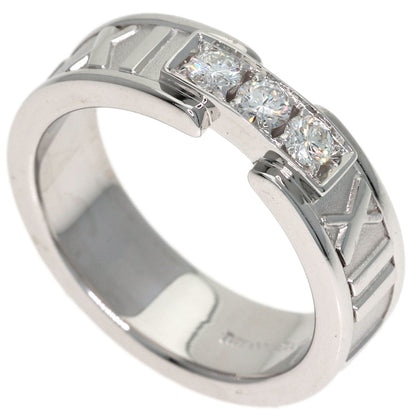 TIFFANY&Co. Atlas Diamond Ring K18 White Gold Ladies [Used]